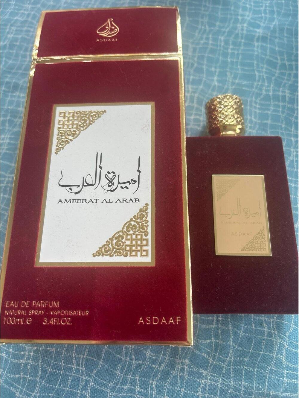 D115 Asdaaf Ameerat Al Arab by Lattafa 3.4 oz EDP Parfum Cologne Unisex